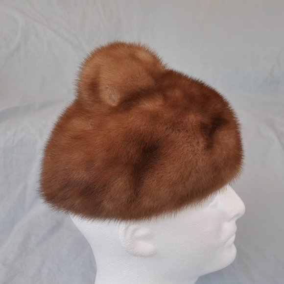 Adolfo II vintage fur hat and stole wrap collar (w682) main image 5